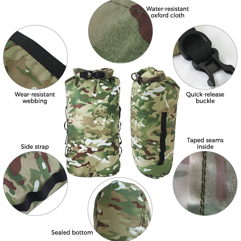 Waterproof Dry Bag Lightweight Outdoor Dry Sack with Shoulder Straps