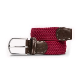 Swole Panda Recycled Woven Adjustable Belt Medium - Burgundy