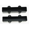 KAISH Set of 2 Black Sealed Closed Bass Pickup Covers