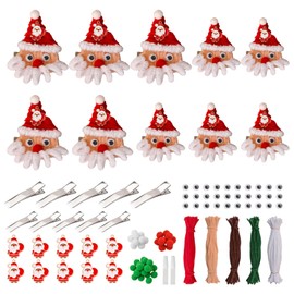 WANDIC Craft Pipe Cleaners, Christmas Chenille Stems Pipe Cleaners Multi-Colored Pipe Cleaners DIY Supplies Christmas Headband for Festival