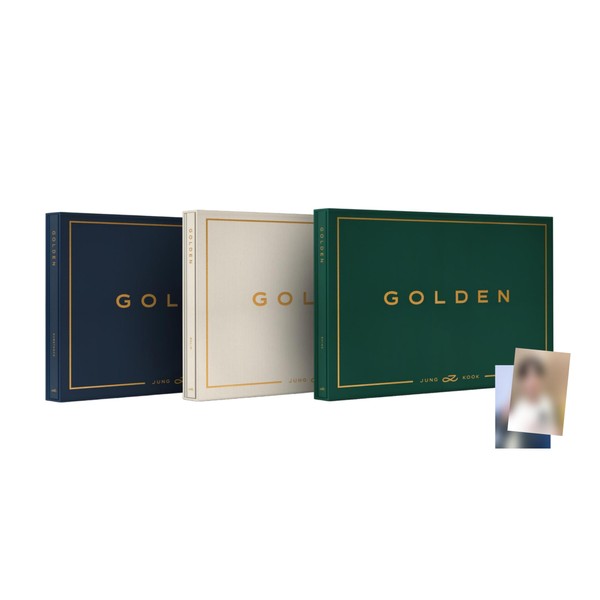BTS Jungkook 1st Solo Album Gold Random + [JungKook Photocards Set]