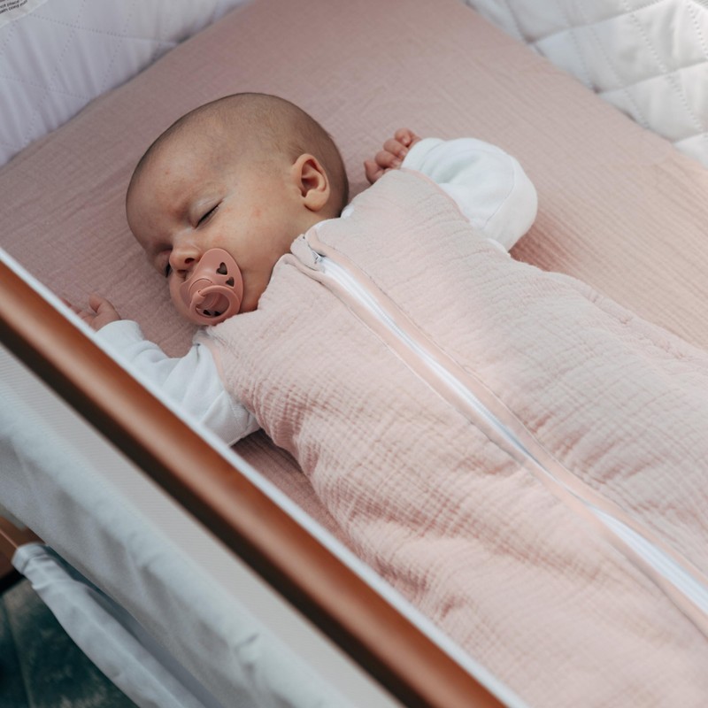 KUNU Bedside Bed Sheet Muslin (Pink)