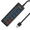 USB Hub, 6-Port USB 3.0 Hub Splitter (4 USB 3.0