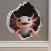 Axolotl Decal - Wall Hole Sticker with 3D Effect