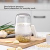 HAOHIZE Nut Chopper, Nut Grinder Hand Crank Stainless Steel Blades