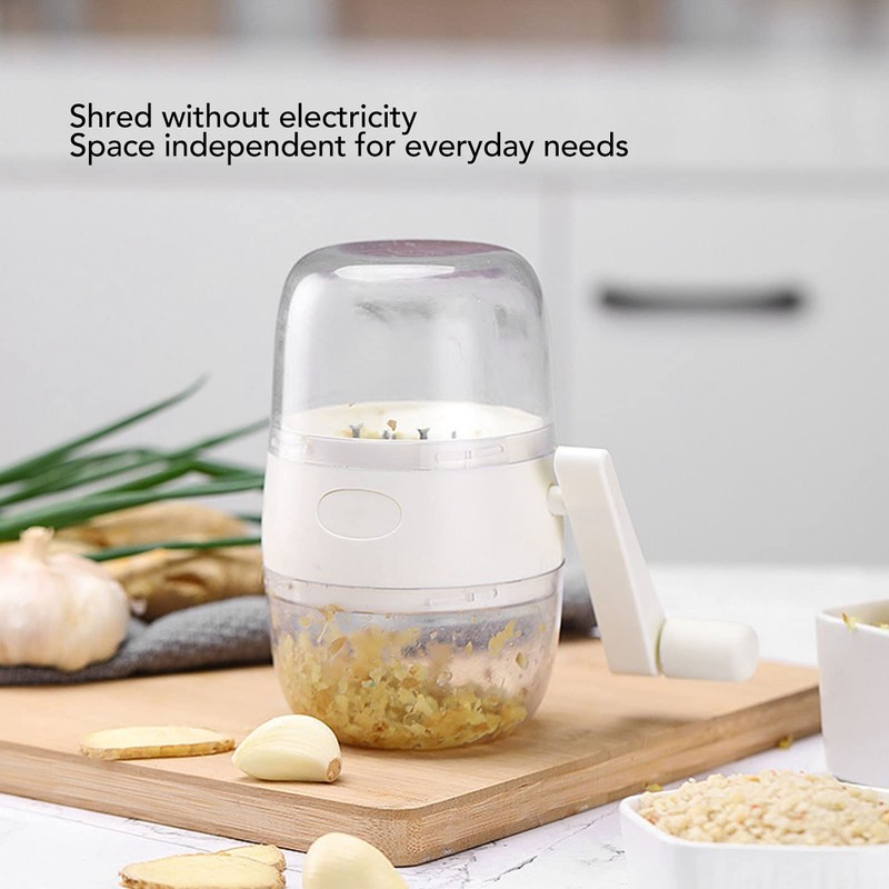 HAOHIZE Nut Chopper, Nut Grinder Hand Crank Stainless Steel Blades