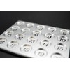VULCANIX Aluminum 20 Counter TCG Card Game Thin with Pieces,