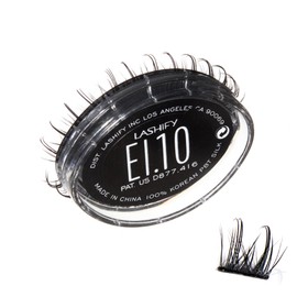 Lashify Extreme Ice 10mm Gossamer DIY Eyelash Extensions Refill, the First Ever Dual-Fibered Lash that Features Both Thin and Thick Fibers, Black, Easy False Lashes