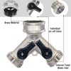 Water Connection Distributor, Y-shaped Distributor, 3/4 Inch Two-Way Splitter with