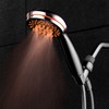 HotelSpa SpectrumTM Ultra-Luxury 7-setting / 7-color LED Handheld Shower-Head with