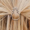 Pura Vida Silver Pineapple Hair Barrette - 100% Brass Base,