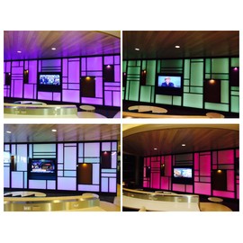 CBconcept 20 Feet RGB Color Changing 120V LED SMD5050 Flexible Flat LED Strip Rope Light - [Christmas Lighting, Indoor/Outdoor Rope Lighting] [Controller is Included]