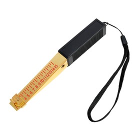 Door Gap Measuring Tool 1-15mm Fire Door Gap Gauge Checker Engineering Feeler Gauges for House Engineering Inspection Flatness Clearance Measuring Tool Ruler for Home & Professional Use (0.5mm)