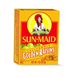 Sun-Maid Golden Raisins Carton 1 Ounce, 6 Ct