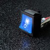 MGI SpeedWare 12vDC Neon Lighted Mini Automotive Rocker Switches On-Off