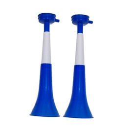 Pandiui23 Vuvuzela Trumpets Two bodies. Accessory for football and sports celebrations. Loud Air Horn for Entertainment Ideal for Carrying (Greece, 2 Products)