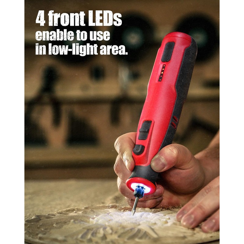 AVID POWER Cordless Rotary Tool 8V Rechargeable Rotary Tool, 4