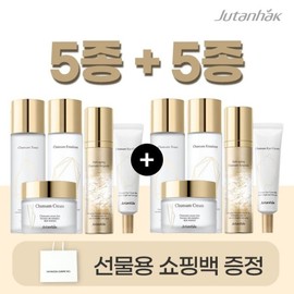 Korean cosmetics Judanhak Cheonsam basic 5-piece set double set + shopping bag / 한국화장품 쥬단학 천삼 기초 5종 세트 더블구성 + 쇼핑백증정