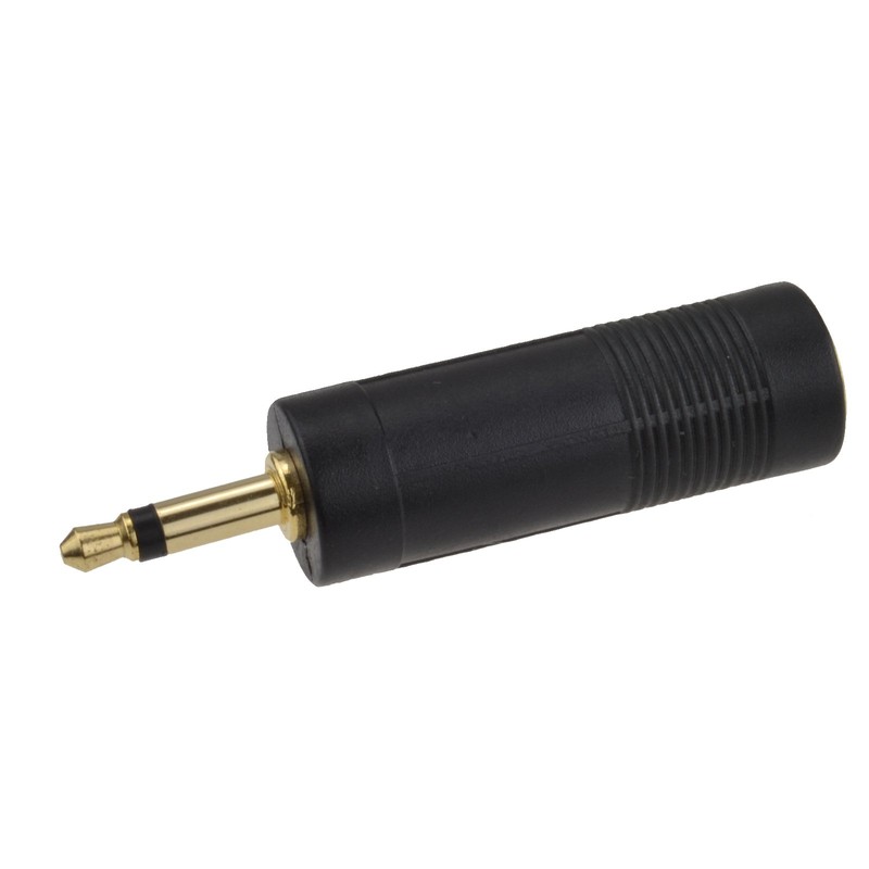 kenable 6.35mm Mono Jack Socket to 3.5mm Mono Jack Plug