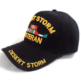 Buy Caps and Hats Desert Storm Veteran Baseball Cap Black Hat Army Air Force Marines Navy