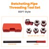 maXpeedingrods BSPT Ratchet Pipe Threader Kit, Manual Ratcheting Pipe Threading