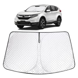 ZATOTOO Windshield Sun Shade for 2017-2022 Honda CR-V Car Window Shades for Front Windshield Ultra-bright Reflective Sun Shade for Car Windshield, Front Window Sun Shade Blocks UV Rays Reduce the Heat