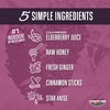 Heartland Organic Elderberry Syrup - Cold Pressed Elderberry Juice, Zero