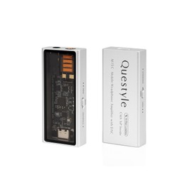 Questyle M15C Headphone Amplifier Portable DAC USB DAC Amp [MFi Certified] with Dual-Jack，High Resolution Lossless for iOS/Android/PC