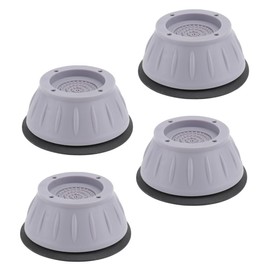 IWOWHERO 4pcs Washing Machine Feet Pads Anti-Slip Anti-Shock Pad Heighten Laundry Pedestal No Tools Needed