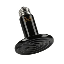 Simple Deluxe 100W Ceramic Heat Emitter, Reptile Heat Lamp No Light Emitting Heat Bulbs for Amphibian Terrarium, Bearded Dragon Lizard Snake Turtle, Brooder Coop Incubating Chicken