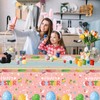 MORAINJAY 3Pcs Easter Tablecloth, 137 * 274cm Easter Table Cloth,