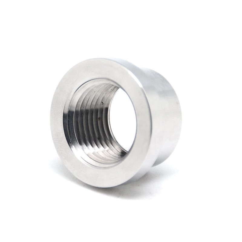 QiiMii 1/2" NPT Female Threaded Stepped Weld Bung Mounting Stainless