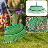 Rake,73 Inch Garden Leaf Rake Set, Wide Heavy Duty Leaves