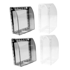PLAFOPE Caja Impermeable De 86 Tipo Interruptor De Pared Con Cubierta Protectora De 120° Para Enchufe Exterior Estanco Fácil De Instalar Para Baño Sala Y Balcón