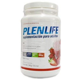 Plenlife B+ Bariatricos Suplemento Alimenticio Con Proteína, Zinc, Biotina, Citrato de Calcio, Vitamina D3 y Prebióticos para la Digestión, Varios Sabores (Fresa)