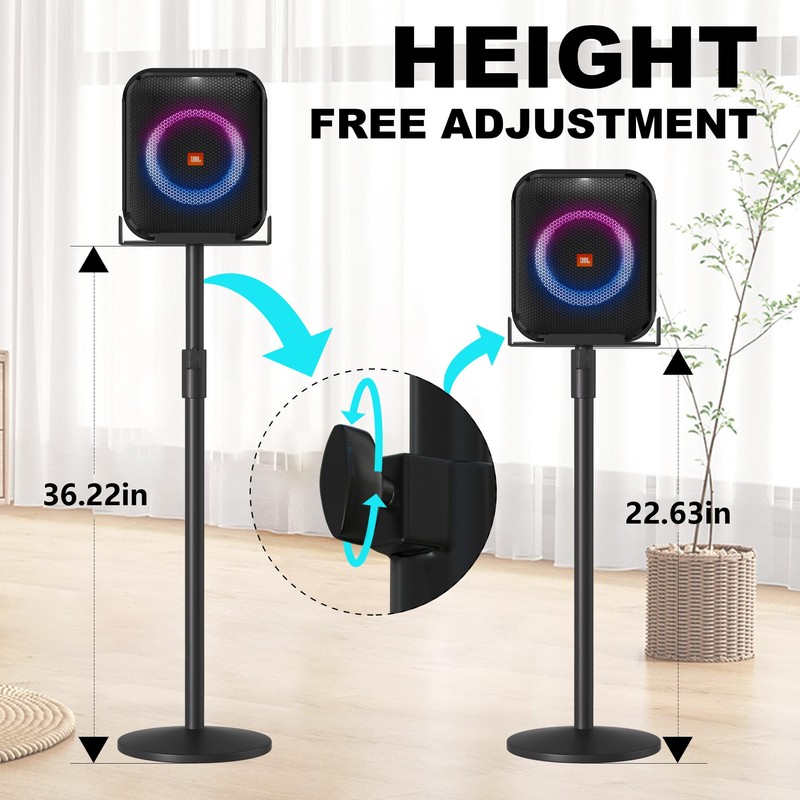 Speaker Stand for JBL Partybox Encore Essential, All Metal Heavy