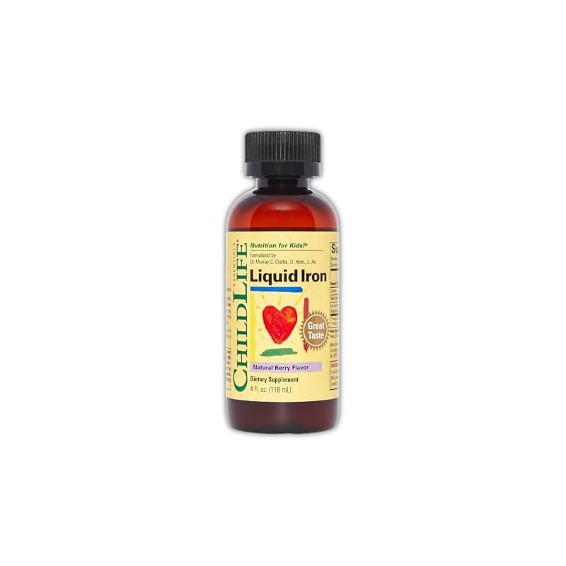 ChildLife Essentials Liquid Iron 4 Fluid Ounces (118 mL) Natural