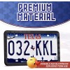 BLVD Silicone American Flag License Plate Frame 2 Packs, USA