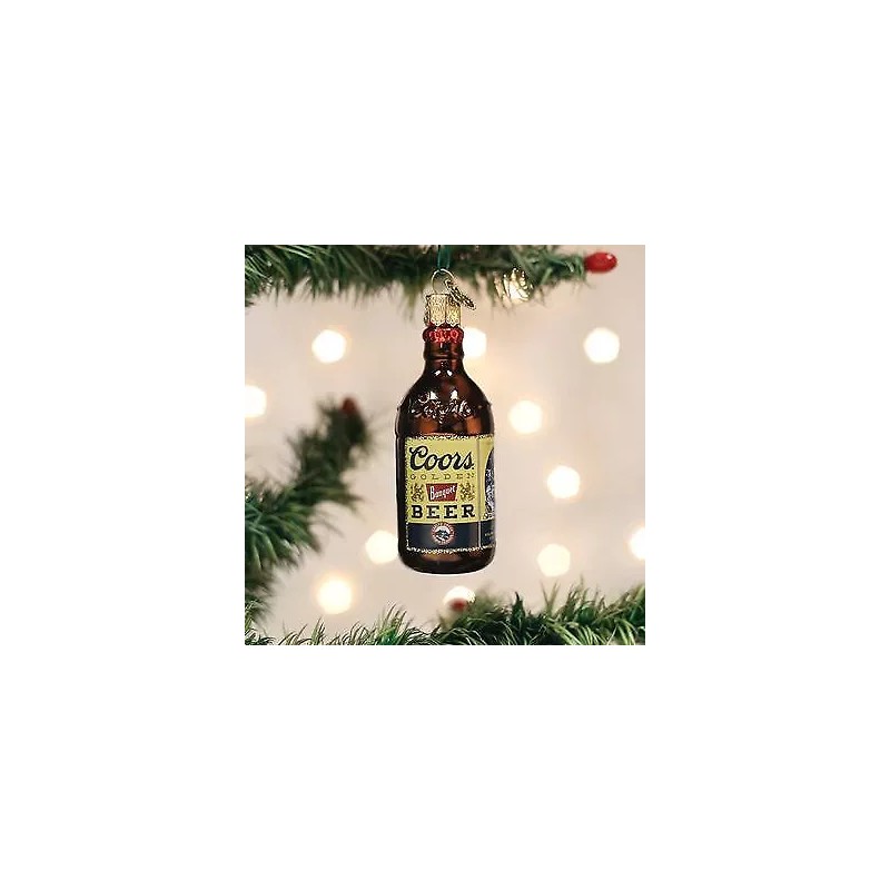 Christmas lights are us LLC Coors Banquet Bottle Ornament
