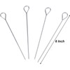 HONSHEN Turkey Lacers for Trussing Turkey 6 inches Stainless SteelSet