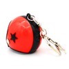 VmG-Store Motorcycle Helmet Retro Keyring with Functional Clasp S130 (Red)