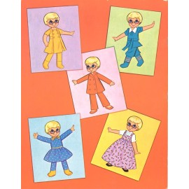 VINTAGE UNCUT 1972 MRS BEASLEY  PAPER DOLL ORG SZ LASER REPRODUCTION NO1 SELLER