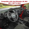 PDKLIN for Wrangler JK Interior Trim Kit Carbon Fiber for
