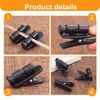 10-Piece Headphone Cable Clip, 360° Rotary Clip, Headphone Accessories, Suitable