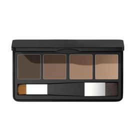 Gowwim Root Touch Up Hair Color, 4-Color Hairline Powder for Gray Coverage, Bald Spot Concealing Hair Powder for Women & Men, Dark Browns + Medium Browns