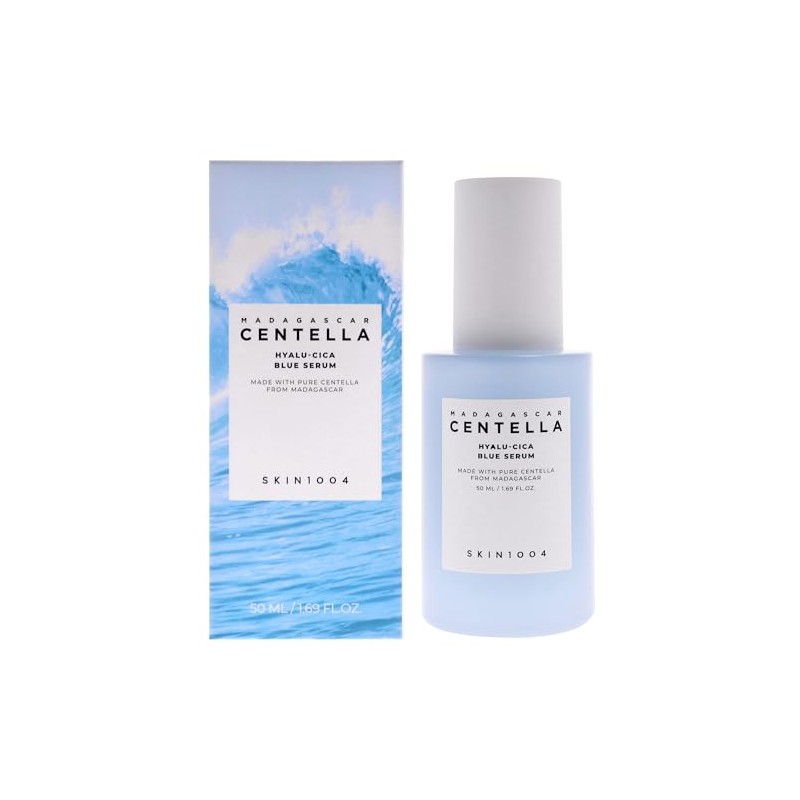Madagascar Centella Hyalu Cica Blue Serum by Skin1004 for Women