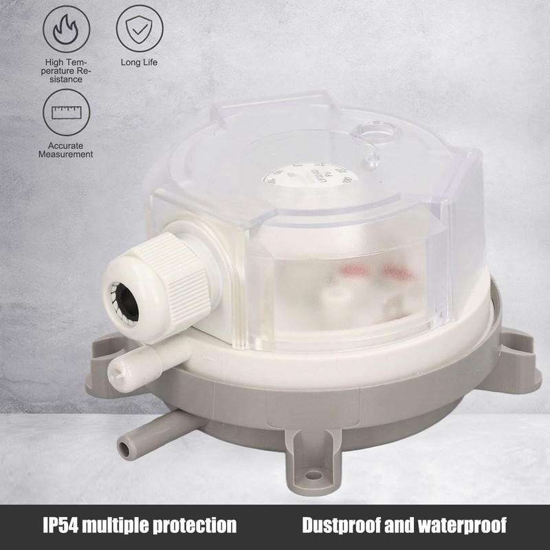 DEWIN Heating Ventilation Pressure Switch, Pressure Differential Switch, Mechanical SPDT
