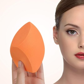Esponjas de maquillaje extragrandes de tamaño XL que contiene: 1 x extra grande (11 cm) y 1 soporte de esponja para uso seco y húmedo para el cuerpo de la cara, crema de rubor, base líquida en polvo
