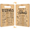 40th Birthday Gifts for Women Men,Back In 1985&Recipe for A