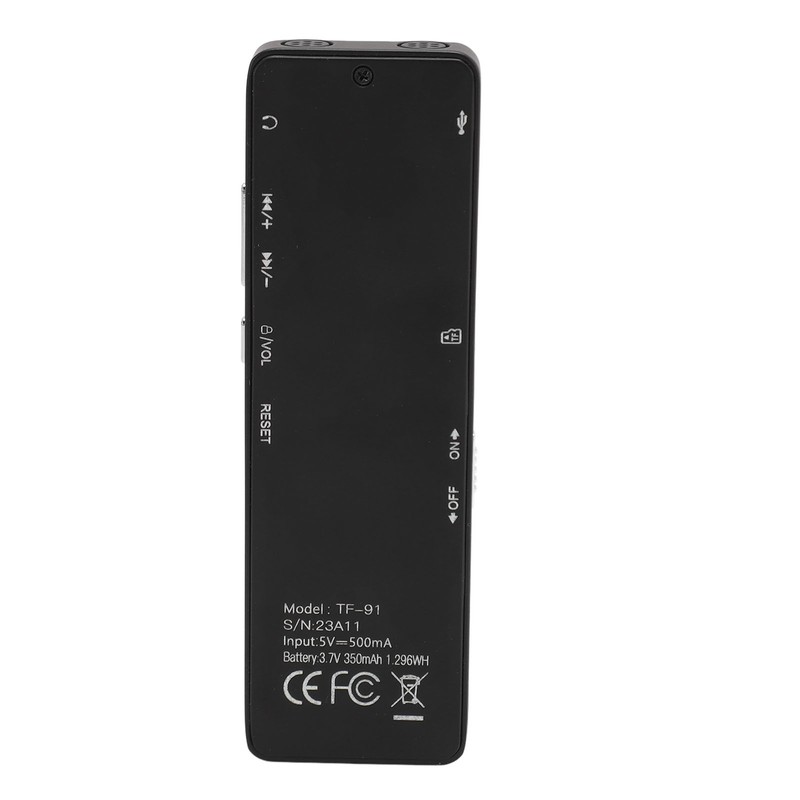 Digital Voice Recorder Multifunction Clear Sound One Click Recording MP3